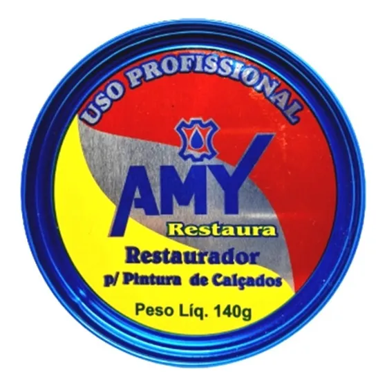 Graxa Para Sapatos Restaura Brilhosa Conserva Amy 140 G