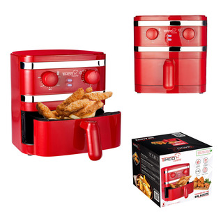 Freidora Eléctrica Aire Sin Aceite Cocina 1 Lt Af003r Timco Color Rojo Freidora Eléctrica Aire Sin Aceite Cocina 1 Lt Af003r Timco Color Rojo