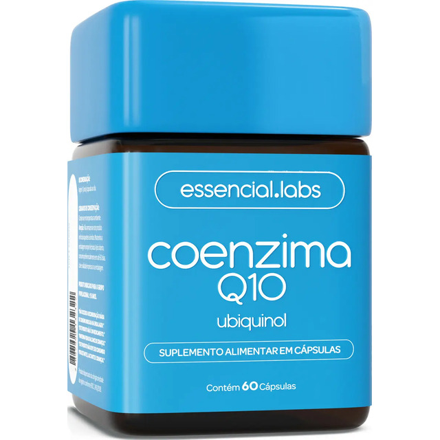 Coenzima Q10 Ubiquinol 100mg Por Cápsula - 60 Cápsulas - Fórmula Concentrada Com Matéria-p...