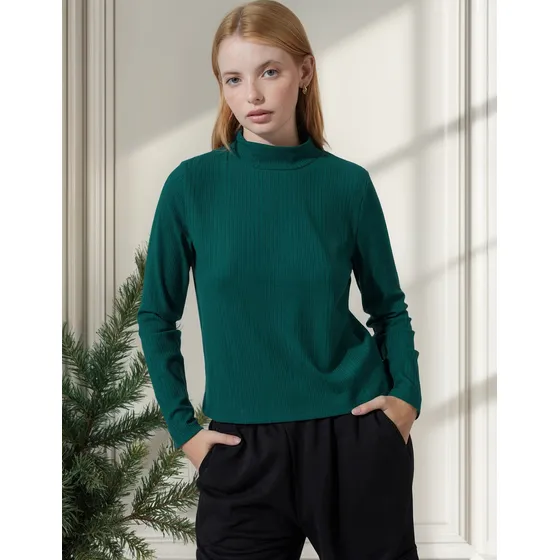 Polera Remera Buzo Manga Larga  Pimenton Dama Mujer Invierno