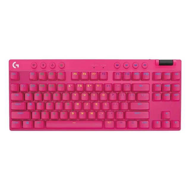 Teclado Gamer Logitech Pro X Tkl Inalambrico Mecanico Magent