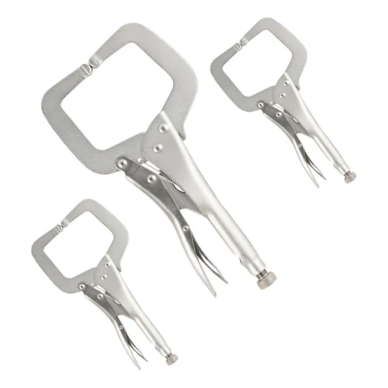 Kit 3 Alicate  De Pressão Tipo C Profissional 11 Grampo