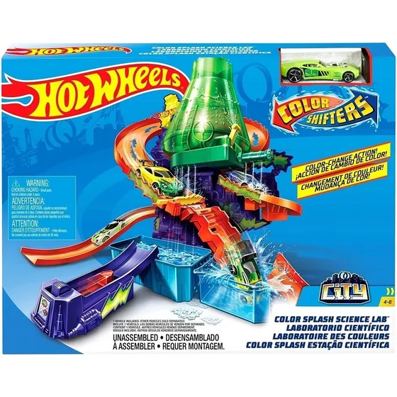 Pista Hot Wheels Color Shifters Laboratorio Científico Lanus