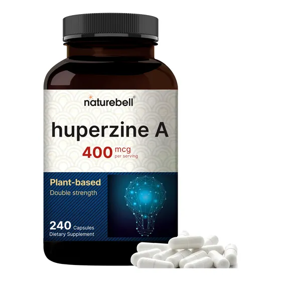 Suplemento Naturebell Huperzina A 400 Mcg 180 Cápsulas
