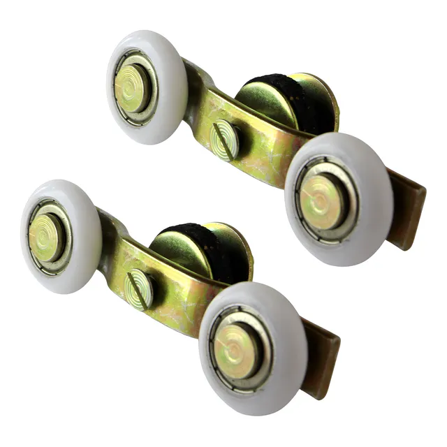 Kit 2 Roldana Reforçada Balancim Porta Vidro Blindex 10mm