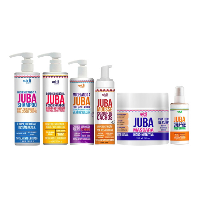 Kit Widi Care Juba Sh Cond Geleia Mousse Mascara Blend Óleos Kit Widi Care Juba Sh Cond Geleia Mousse Mascara Blend Óleos