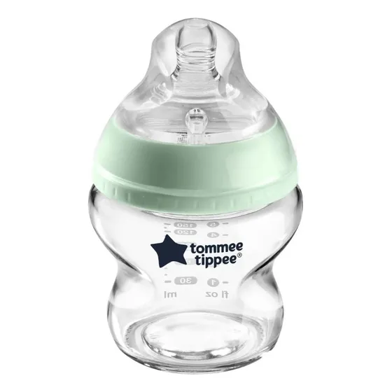 Biberón De Vidrio Closer To Nature Tommee Tippee 5oz - 150ml Color Neutro