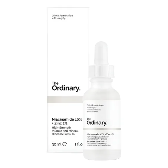 The Ordinary Niacinamide 10% + Zinc 1% 30ml Facial Momento De Aplicación Día\u002Fnoche Tipo De Piel Todo Tipo De Piel | Cuotas sin interés