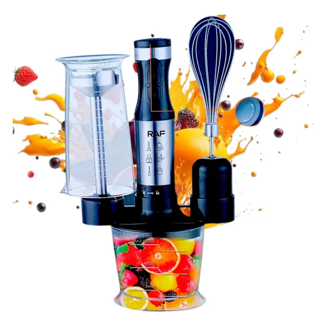 Mini Pimmer Completa Batidora Minipimer Mixer Picadora 1600w