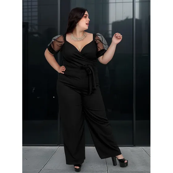 Elegante Enterizo Tallas Grandes, Enterizo Para Gorditas