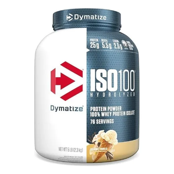 Proteína De Suero En Polvo Iso 100 De Dymatize Con 25 G De P