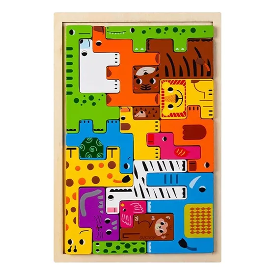Puzzle Tetris Figuras Surtidas