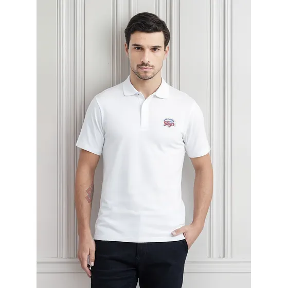 Polo Slim Fit Chevignon 609f007 Blanco 0 C