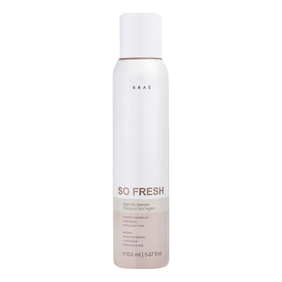 Shampoo A Seco Braé So Fresh 150ml Vegano Antioleosidade