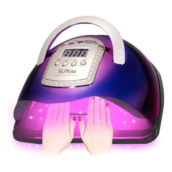 Lampara Uv Led Cabina Seca Uñas Sun S5 280w 66 Led Profesion