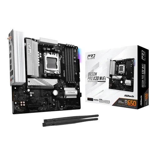 A620M Pro RS WiFi 新品 Placa Mãe ASRock A620M Pro RS WiFi DDR5 Socket AM5 M-ATX 128GB
