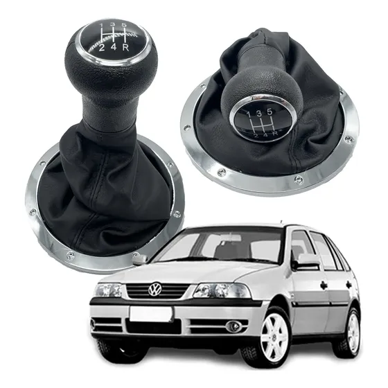 Pera O Pomo Volkswagen Gol Con Base Y Forro Cromado