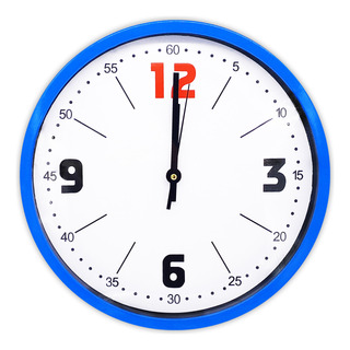 Reloj De Pared Analógico De Pvc, 30 Cm Diámetro - 12720 Reloj De Pared Analógico De Pvc, 30 Cm Diámetro - 12720