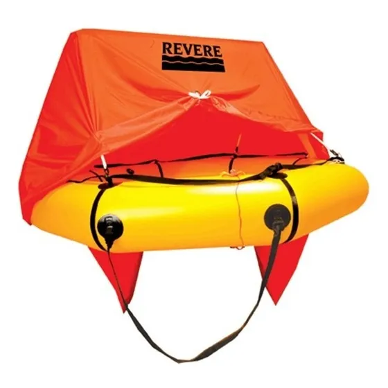 Bote Salvavidas De Inflado Automático Para 4 Per. Con Canopy