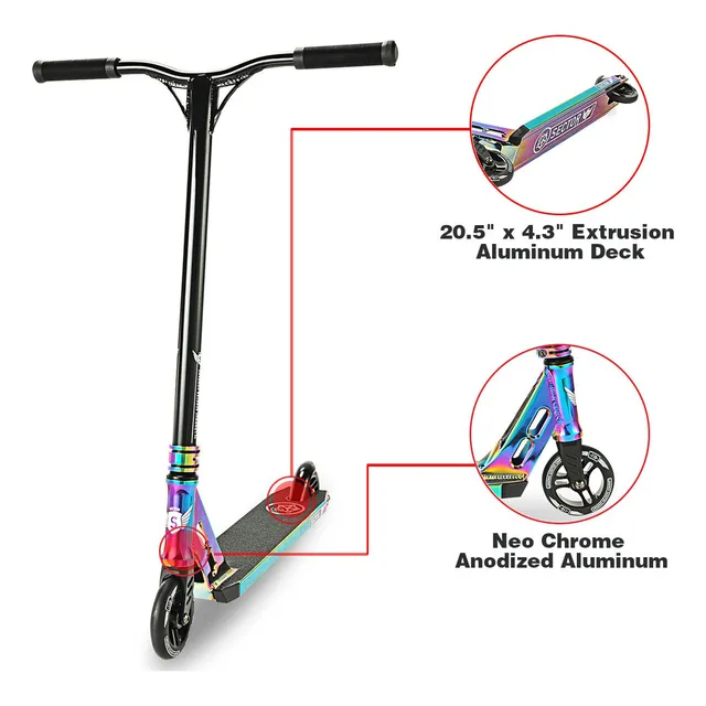 Longway Pro Stunt monopatin Aluminio Manubrio Bmx Rueda