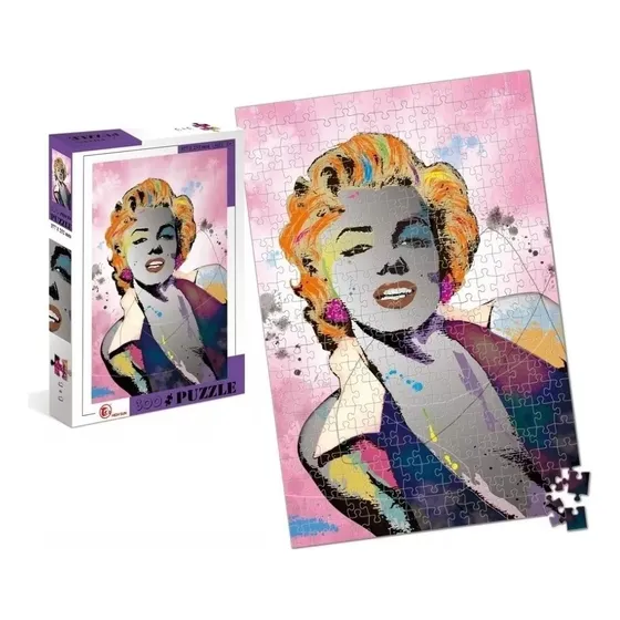 Puzzle Marilyn Monroe Mujer Feminismo Colores 300 Piezas 