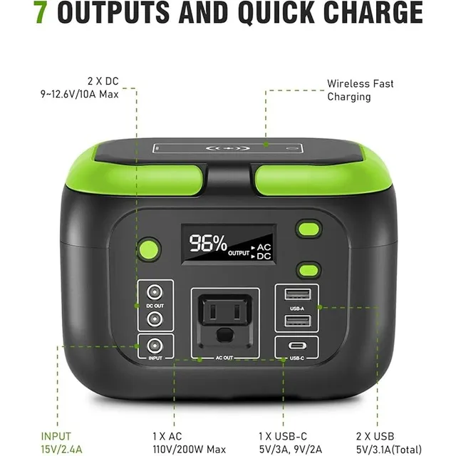 Estacion De Energia Portatil 200w