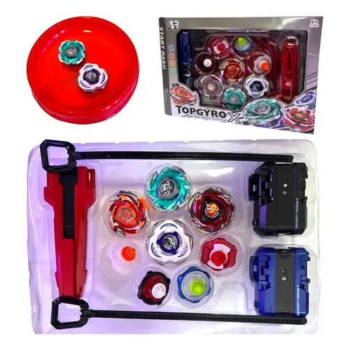 Multipack Set Beyblade X Jurassic World T. Rex Vs. Mosasauru