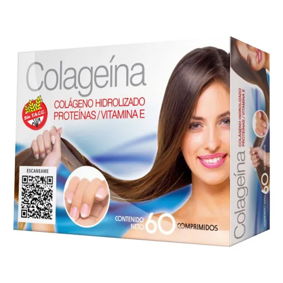 Geonat Colageína 60 Comp Mejora La Piel Cabello Y Uñas