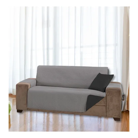 Protetor De Sofa Grande 3 Lugares Á Prova Dágua Fácil Limpar