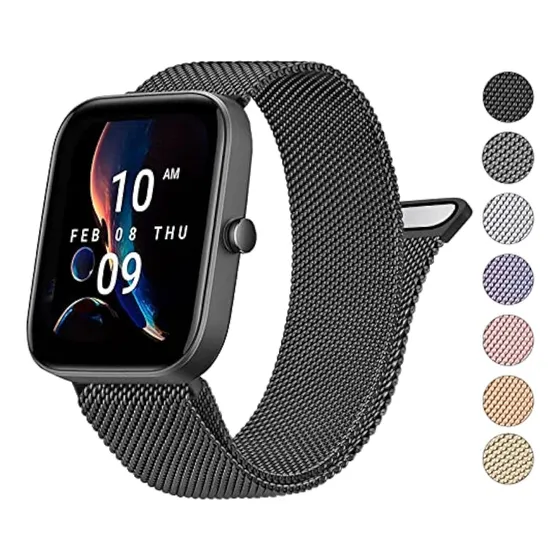 Wanme Bandas De Metal Para Amazfit Gts 4 / Gts 4