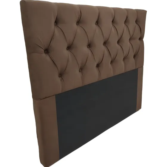Cabeceira Estofada De Casal  140x117cm Modelo Até O Chão