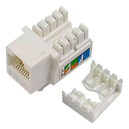 Keystone Jack Coupler Rj45 Cat 5e Blanco Qnet5kjwh Qnet
