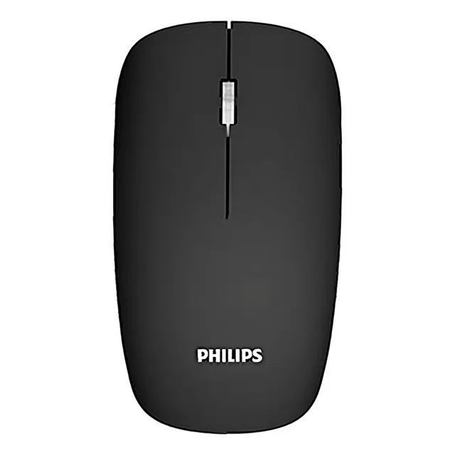 Mouse Philips M424 Bluetooth Inalambrico Usb Color Negro