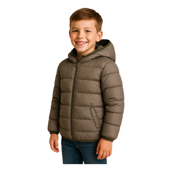 Campera Nene Nena Kids Inflada Chelsea Market Nylon Capucha