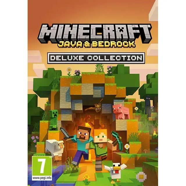 Minecraft Java & Bedrock Edition Deluxe Collection Global Pc