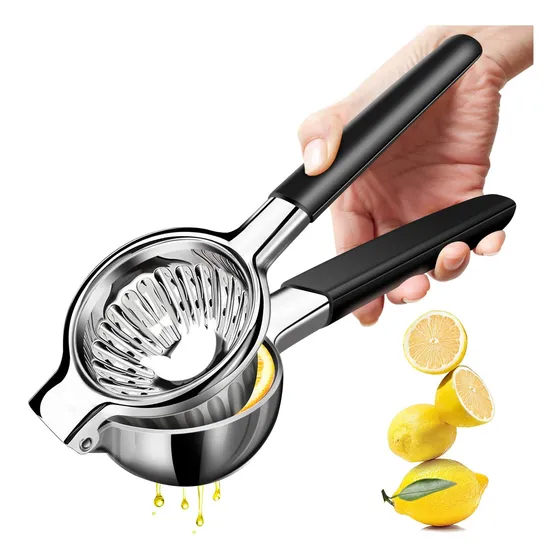 Exprimidor Limon Lima Manual Acero Inoxidable Agarre Citrico