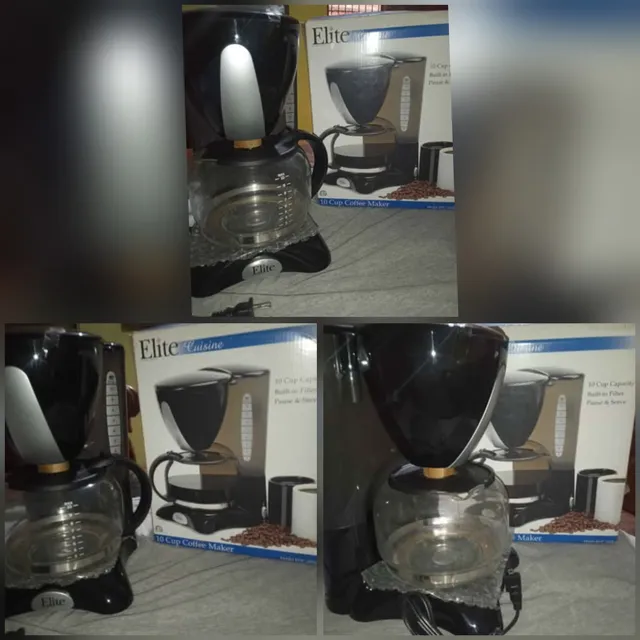 Cafetera Electrica De 10 Tazas, Marca Coussine, Nueva