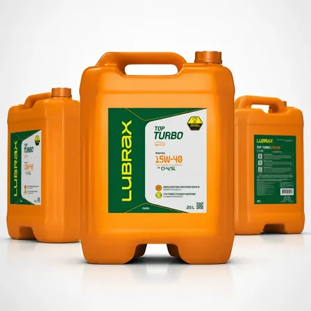 Óleo Motor 15w40 CI-4/SL Top Turbo Essencial Lubrax 20 Litros para motores a Diesel