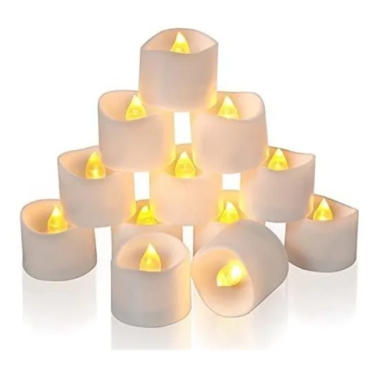 Velas Led Medianas. Batería Incluida (3pack)