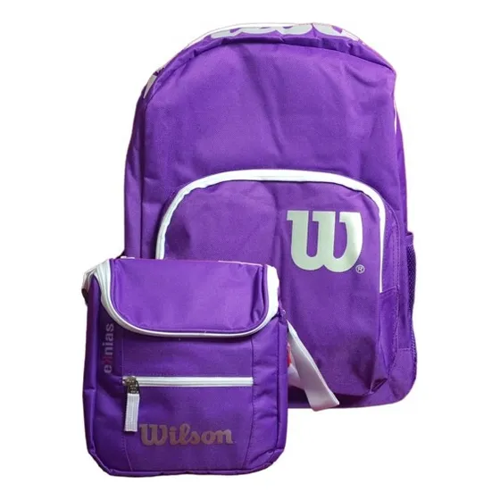Set De Bolso Y Lonchera Wilson Morral Escolares Mochila
