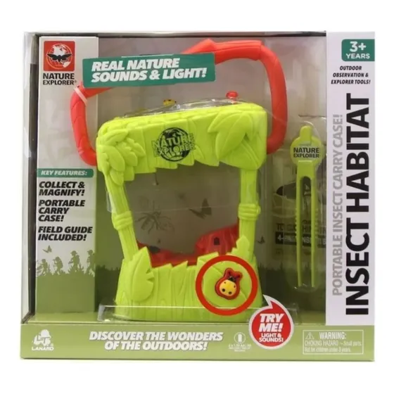 Juguete Didáctico, Explorador Naturaleza, Habitat Insectos 