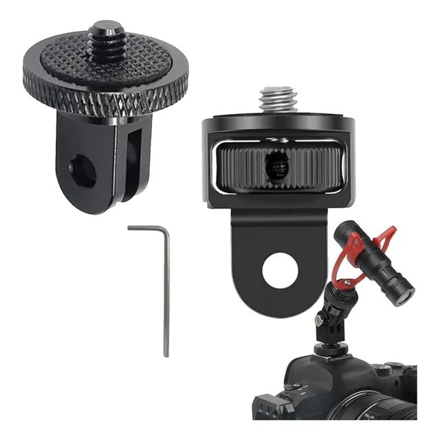 2pcs Adaptador 1/4 Tornillo Adapter 360° Para Gopro Insta360