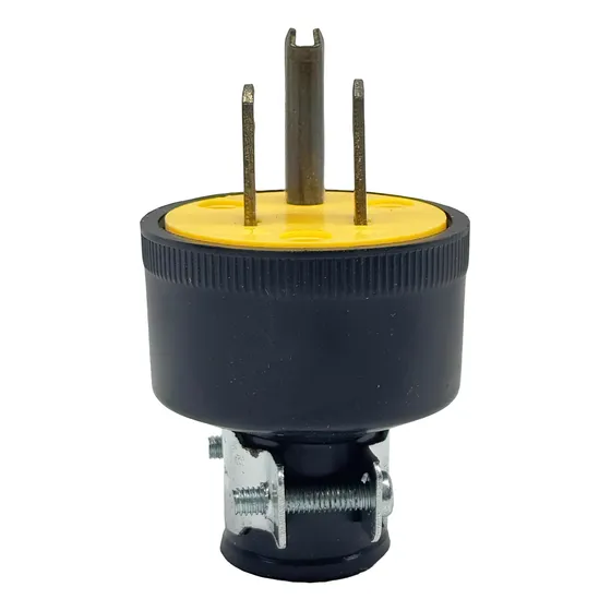 Enchufe De Goma Semi Industrial C/tierra Lumistar 125v X3und