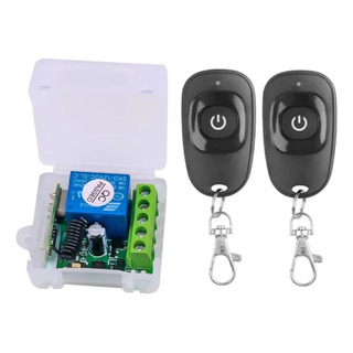 Relay Interruptor 2 Controles Remoto Inalámbrico 12v 433mhz Relay Interruptor 2 Controles Remoto Inalámbrico 12v 433mhz