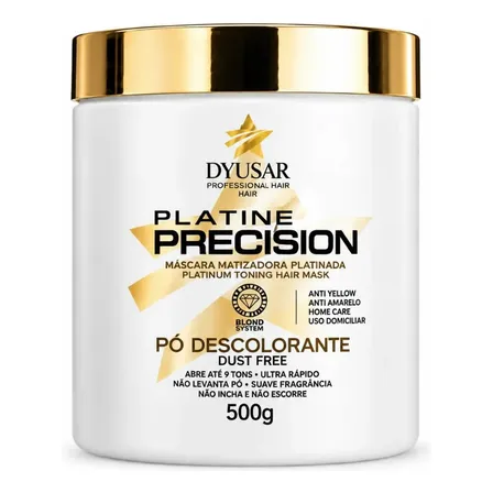 Pó Descolorante Dyusar Platine Precision White 500g 10