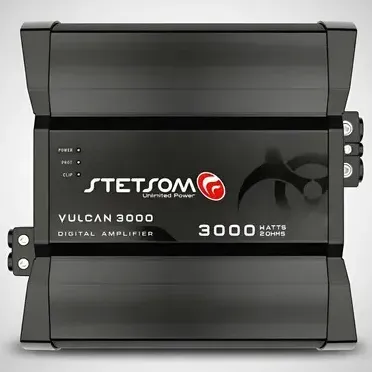 Módulo Amplificador Stetsom Vulcan 3000 Full Range de 3000W RMS e 2 Ohms