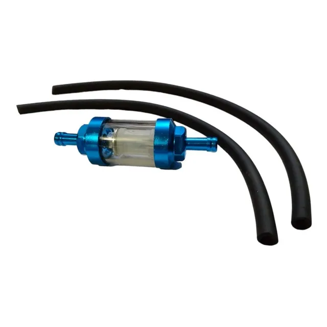 Filtro De Gasolina Moto Universal Vidrio Con Manguera