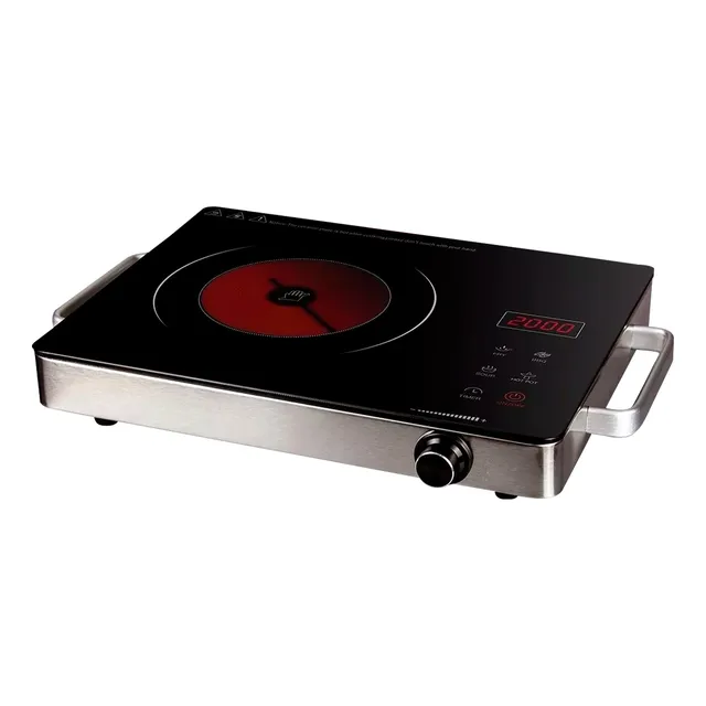 Cocina Electrica Roccia Infrarroja De 1 Hornilla 2000w