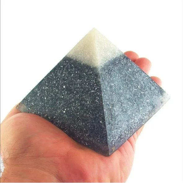Orgonite Orgon Pirámide Egipcia Grande  Turmalina Aluminio