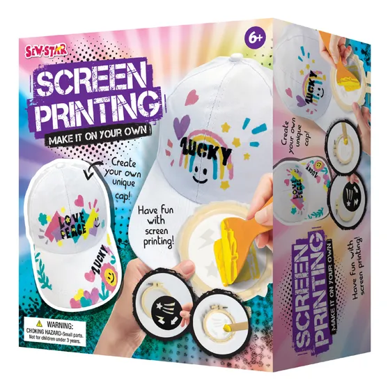 Kit Manualidades Pinta Tu Propio Gorro Color Dye Arcoiris